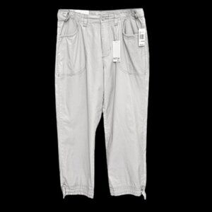 NWT Kensie Gray Cargo/Parachute Pants - 6